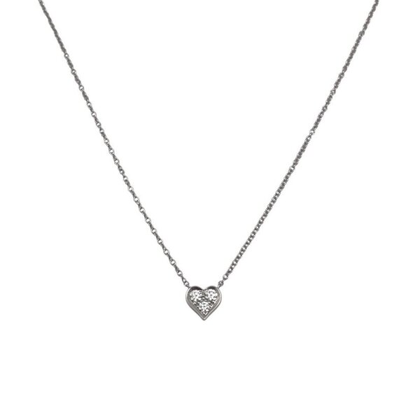 TIFFANY & CO. Platinum Diamond Necklace - Picture 2 of 9